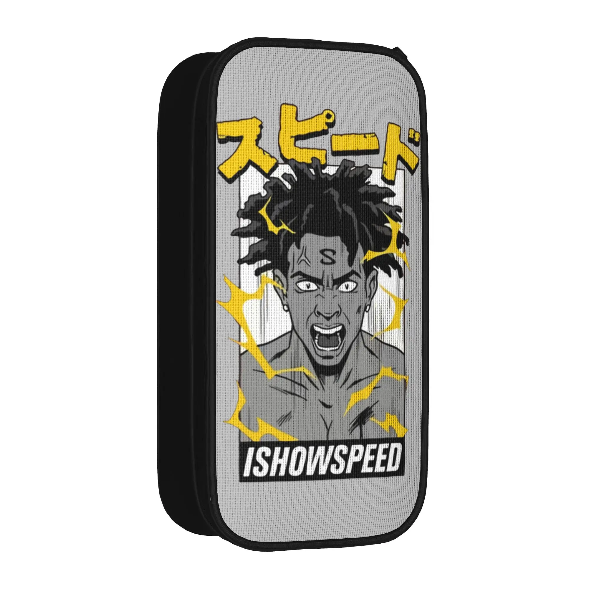 

Lovely Ishowspeed Rage Pencil Case Pencilcases for Girl Boy Large Storage Bag School Supplies Gifts Accessories