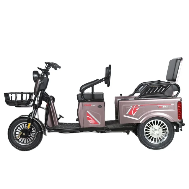 

China 48V 500W Electric Tricycle for Adults Customized Elderly Disabled Cargo 3-Wheel Export Cheap From Factory