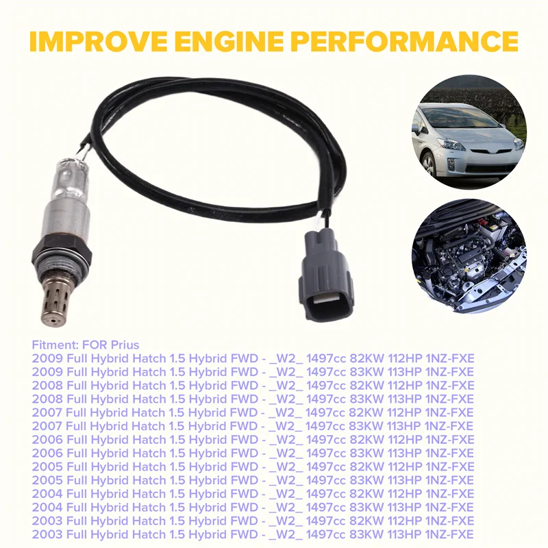 

89465-12A90 8946512A90 For TOYOTA PRIUS Liftback YARIS 1NZ-FXE 1.5L 4Cyl Oxygen Sensor