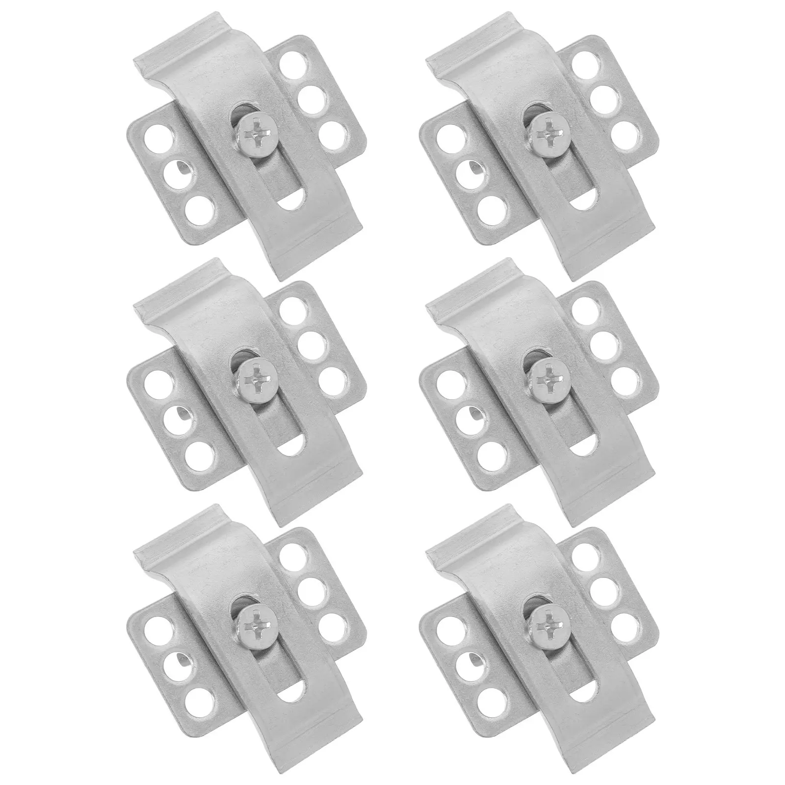 

Комплект из 6 кронштейнов для подвесной раковины, сверхпрочные крепления для кухонных и ванных раковин, монтажные клипсы, фурнитура для установки