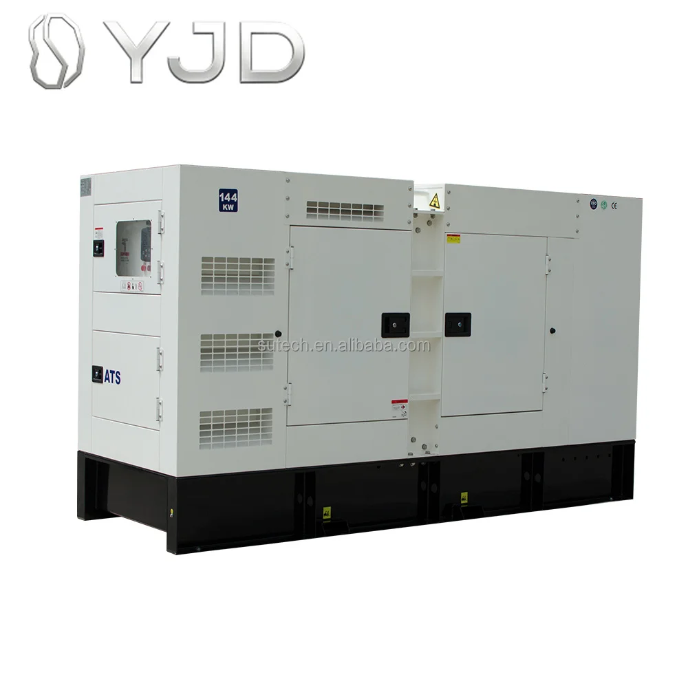 AC P3 144KW/180KVA Generator with ATS 150kw 150 kw Generador diesel Power by  ECU Engine QSB6.7