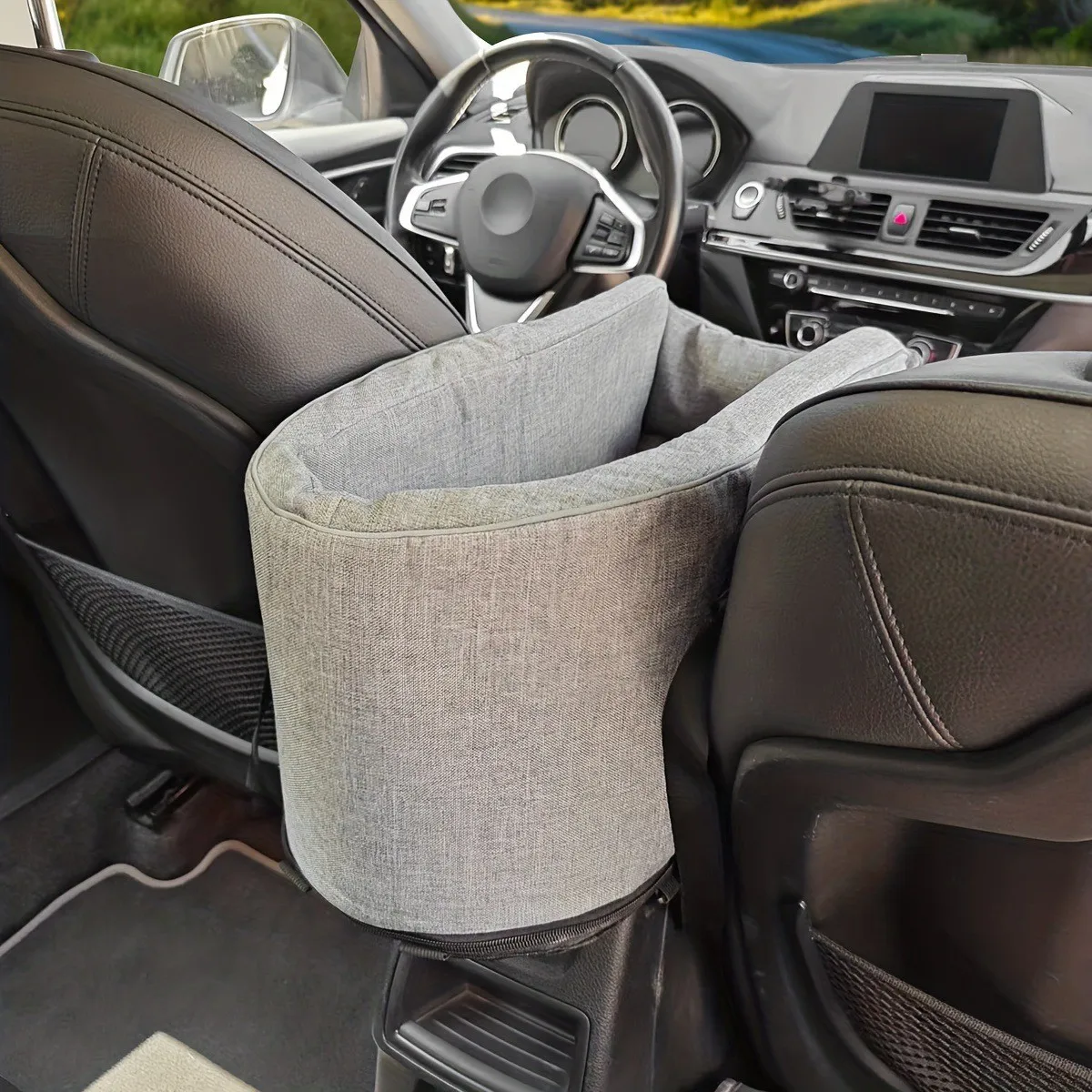 Cama cojín antideslizante para viaje en coche, perros y gatos - imagen 4
