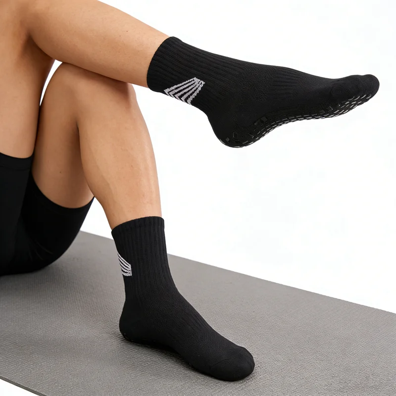 جوارب تزلج للرجال والنساء غير قابلة للانزلاق، جوارب رياضية لكرة القدم وكرة السلة وركوب الدراجات والجري والمشي لمسافات طويلة والتنس #5