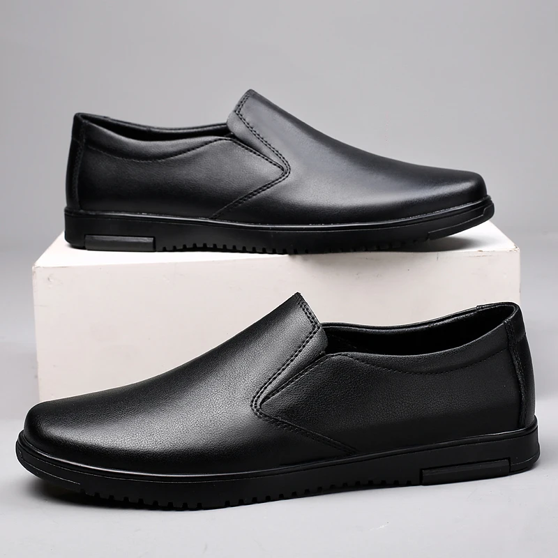 Autumn Luxury Brand Loafers Handmade Business Casual Shoes Soft Leather Men's High-end Formal Shoes Men Driving Shoes Mocassin