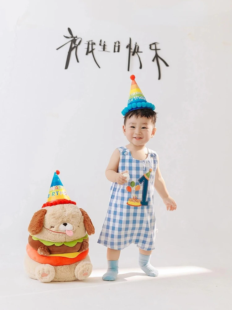 

Childrens Photography Clothing Babys Year Old Photography Clothing Studio Birthday Theme Photography Props 신생아촬영