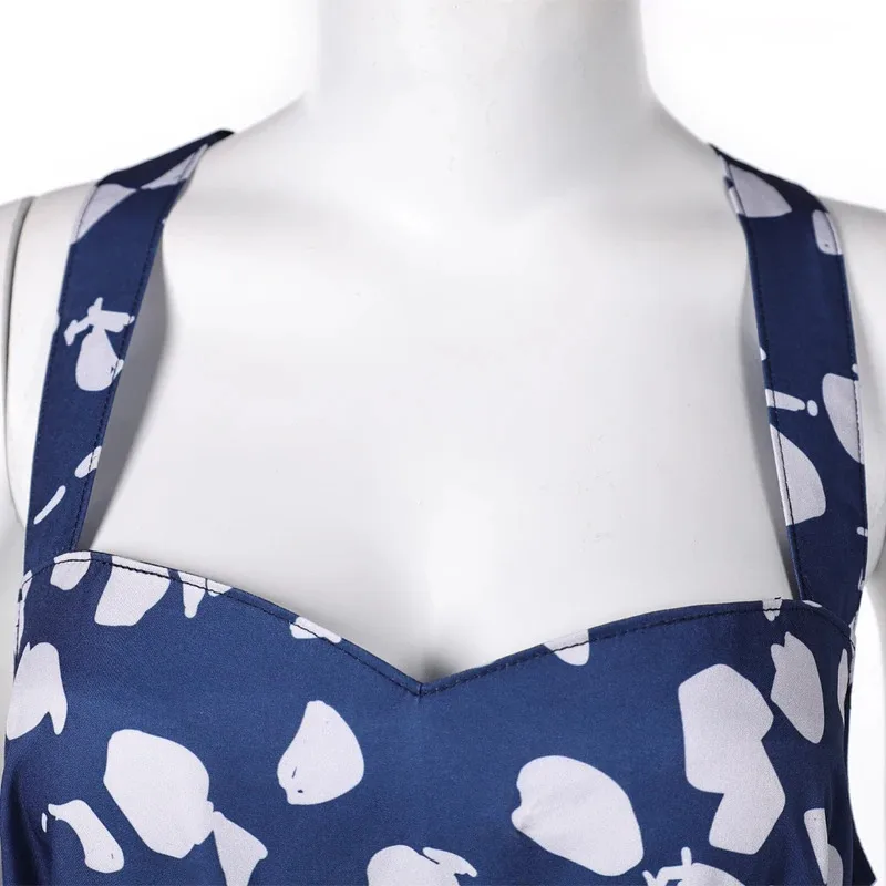 

asdh8@2025 TV White Lotus 3 Costume Kate Cosplay Fantasy Clothing Floral Dress Disguise Women Roleplay Fantasia Party OutfitsCOS