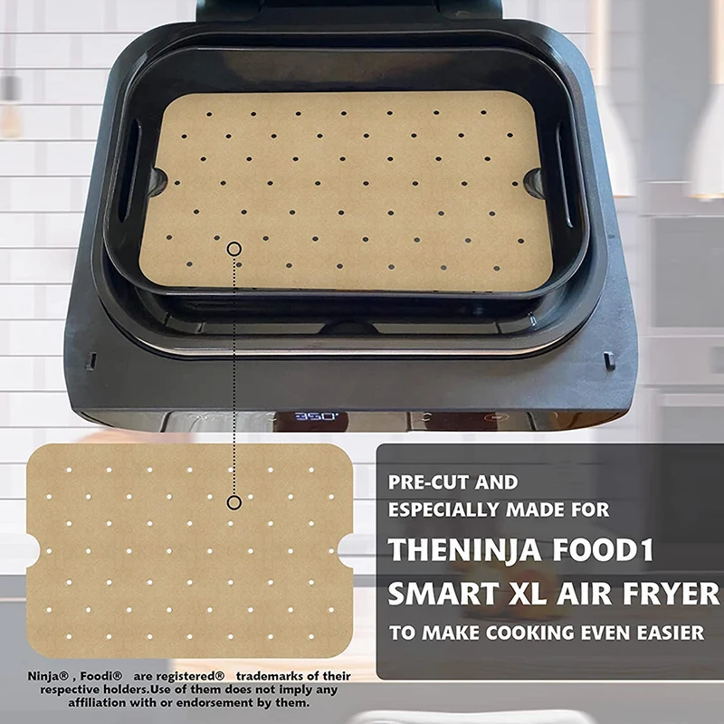 Airfryer Baking Paper Liner Non-Stick Mat Cheesecake Kitchen Baking Tools Disposable Baking Tray for Ninja Foodi Microwave BBQ