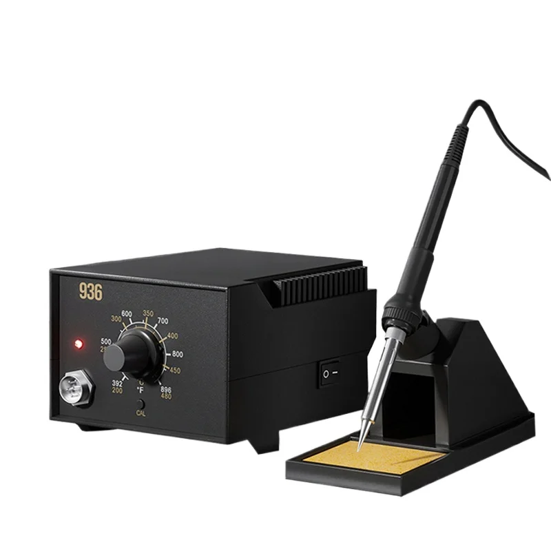 

9-in-1 Soldering Iron Kit 936 60W Digital Soldering Station with Adjustable Temp for Electronics Phone PCB Circuit Board Repair