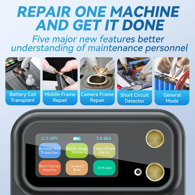 Ranlraka 0 3MM Weldable Mini Portable Cell Transplant Handheld Battery Welding Machine Spot Welder for Phone Repair 18650
