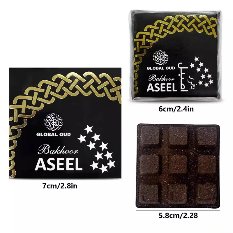 Pure Natural Incense Blocks/Hotel Tearoom Indoor Incense Burner Purify The Air and Remove Odors Calming The Mind Aiding Sleep