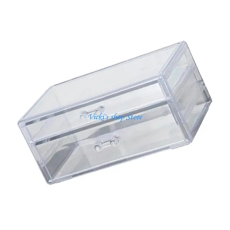 

C1FC Clear Cosmetic Storage Box Multi Layer Drawers for Home and Beauty Organization