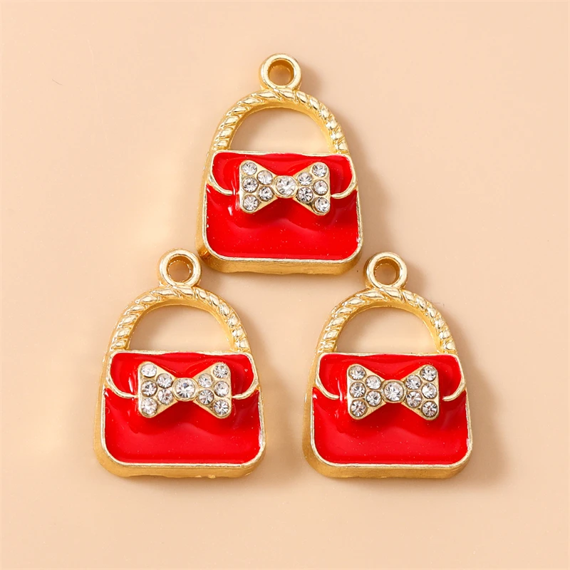 20 Stück niedliche Emaille-Anhänger in Bonbonfarben für Taschen, Ohrringe, Halsketten, Armbänder, DIY-Bastelarbeiten, Schmuckherstellung, Zubehör – Detail 5