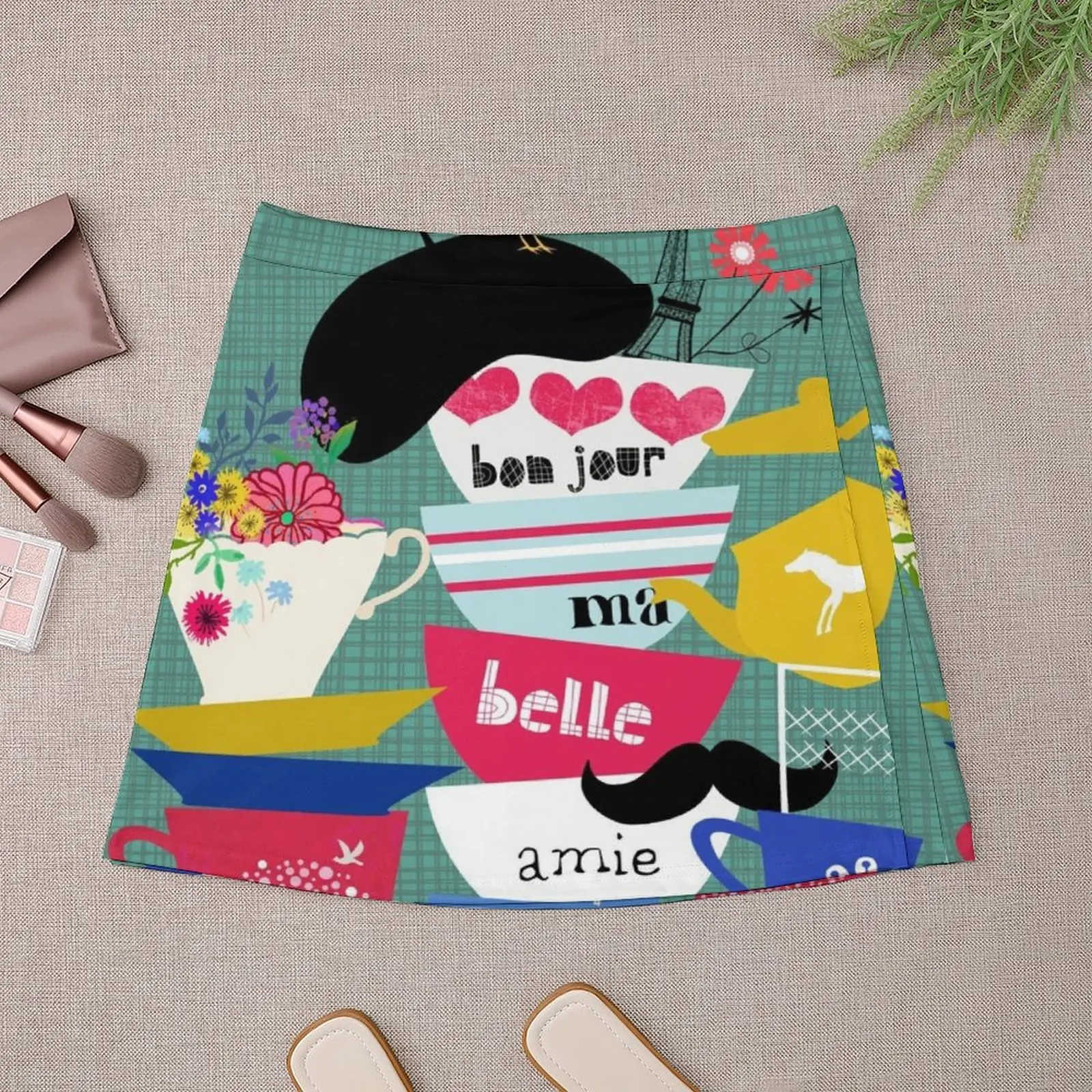 Bonjour ma Belle Mini Skirt Clothes for summer Dresses Woman skirts dresses for prom Mini Skirt