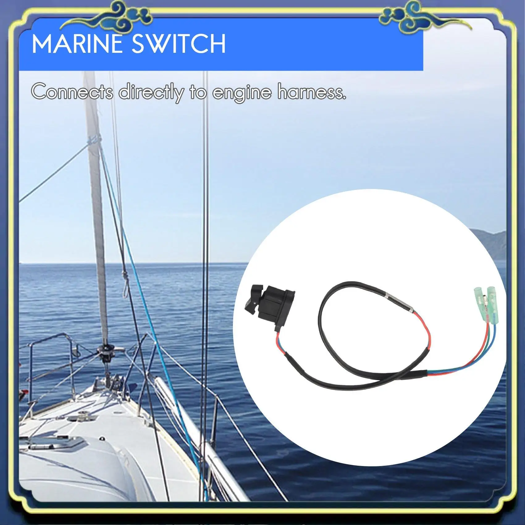 Interruptor de inclinação de guarnição de controle remoto externo AU16-Mercury Mariner 87-18286A43