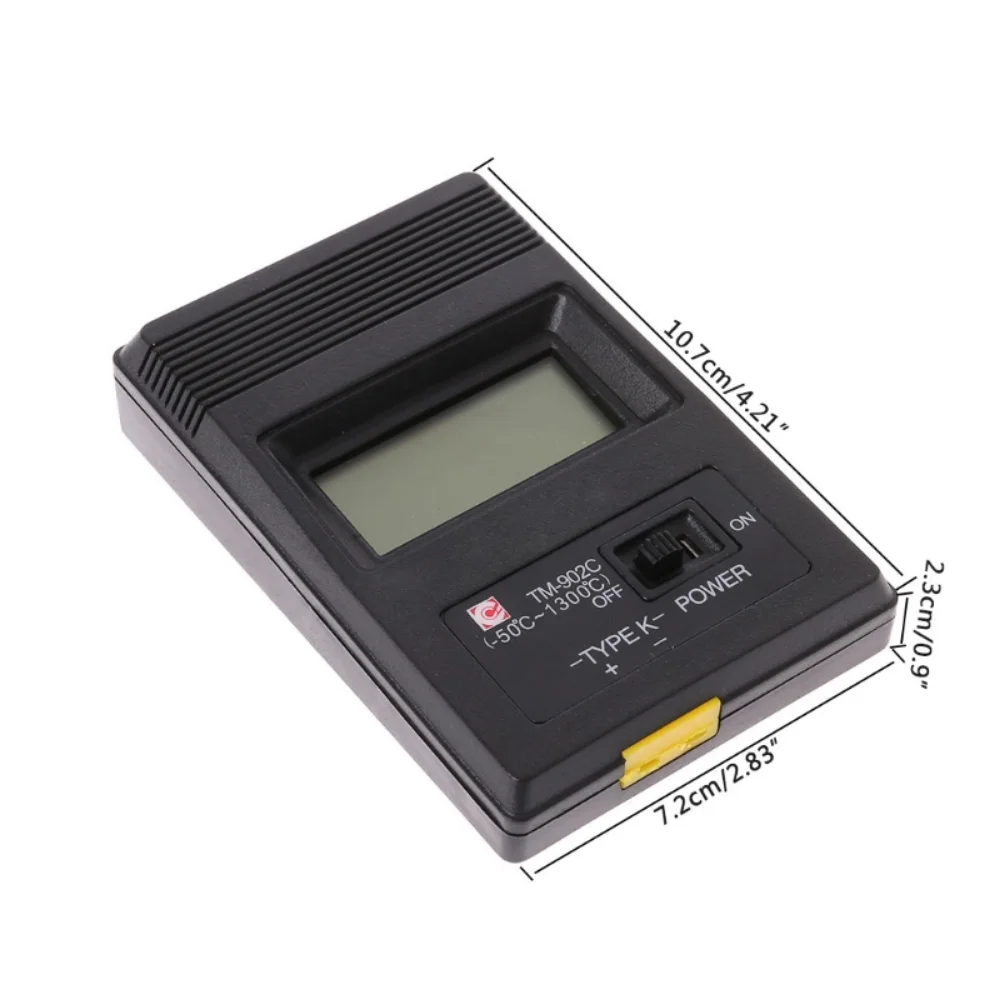 TM-902C Portable Convenient Temperature Meter K Type LCD Digital Thermo meter Thermocouple Probe 1300 TOP quality