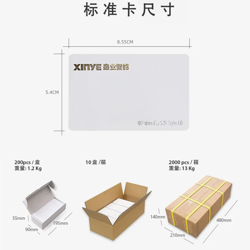 Custom. Factory DESFire Card Logic Encryption Chip Card Contactless School Card Printable Card