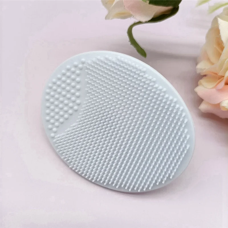 

LECKL-отшелушивающая и массажная шапочка-колыбель, мягкая детская щетка, щетки для ванны для ребенка, синие и белые, 2 шт.