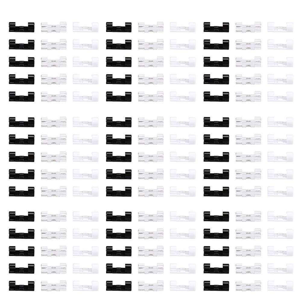 

120pcs Cable Management Clips Self-Adhesive Cord Organizers for Home Office Durable TPR Wire Holders Lightweight Thread