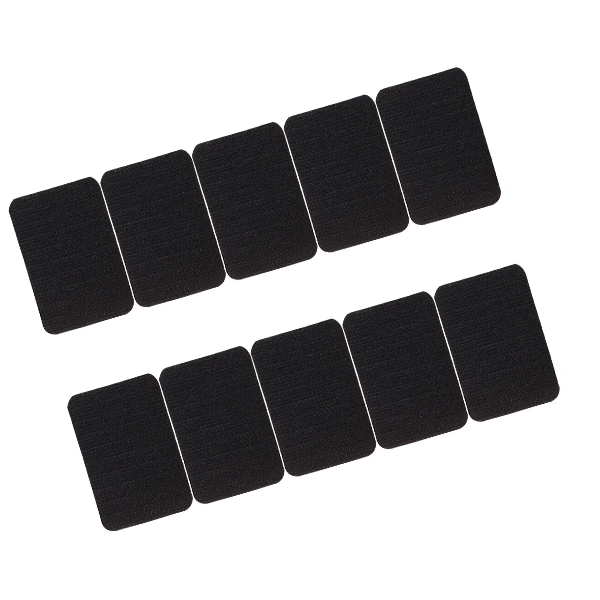 

25 самоклеящихся прямоугольных точечных наклеек-липучек для маркировки ковров, для диванов, кроватей, домашнего и офисного использования, черные