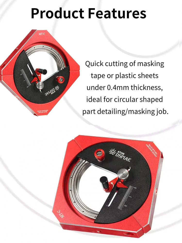 DSPIAE assembly model DIY tool accessories MT-C infinitely adjustable circular cutter compass cutter high-end version