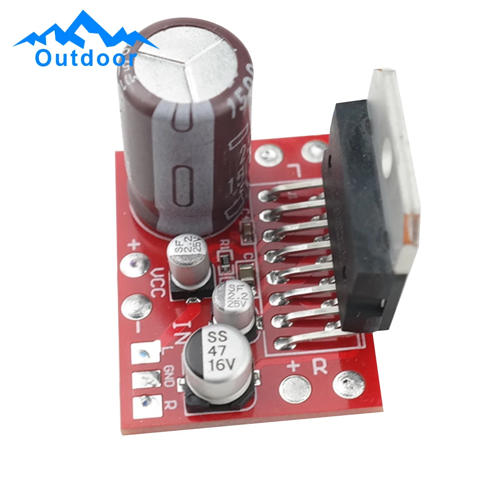 TDA7379 Power Amplifier Board DC Power Amplifier Module Power Over TDA7377 TDA7297 Audio Amplifier Board DC9V-17.5V 38+38W