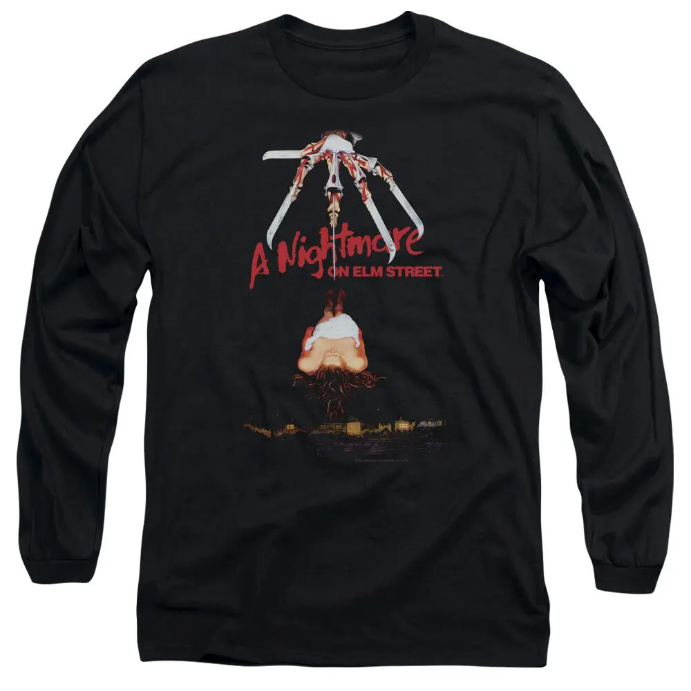 

NIGHTMARE ELM STREET ALTERNATE Adult Men's Long Sleeve Graphic Tee Shirt SM-3XL