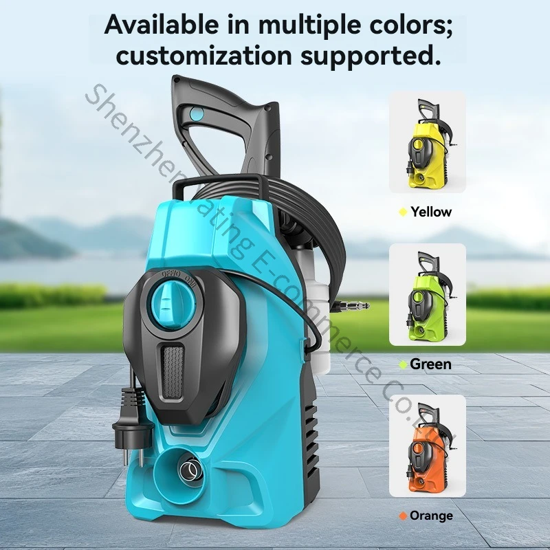 New High Pressure Car Washing Machine Household 220v Car Washing Artifact Self-priming Dual-purpose Portable Cleaning Machine