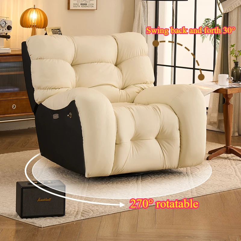 Relaxing Armchairs Reclining Sofa Multifunctional Rocking Power Reclining Sofa Cozy Bed Single Woonkamerbanken Furniture Home