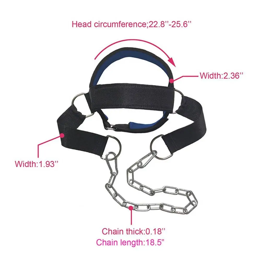 Adjustable Head Neck Harness Increase Strength Bodybuilding Head Neck Training Neck Power Training Classic Style Weightlifting