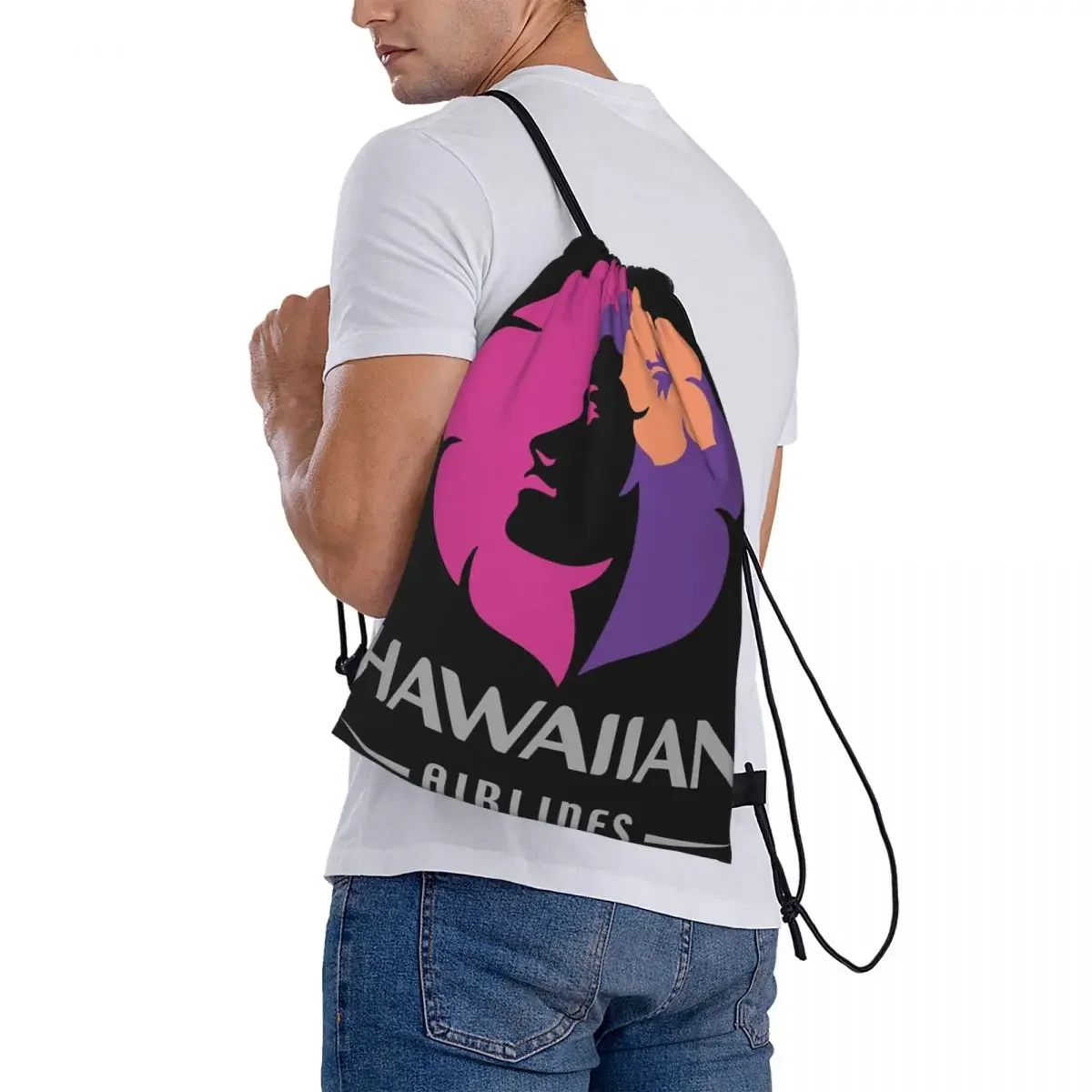 Hawaiian Airlines-Sacs à dos de voyage Herc, vente de fin d'été du sud, sacs à cordes de proximité, sac de sport à poches groupées, sac à livres