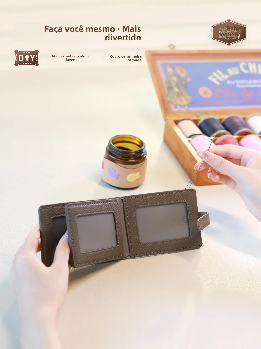 genuine-leather-men's-driver-license-card-holder-diy-handmade-material-package-business-ol-style-leather-wallet-for-youth