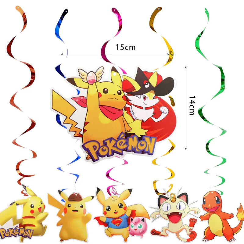 Pokemon Geburtstag Party Dekoration Pikachu Blitz Neue Ballon Set Kid Event Liefert Einweg Geschirr Banner Maske Hintergrund