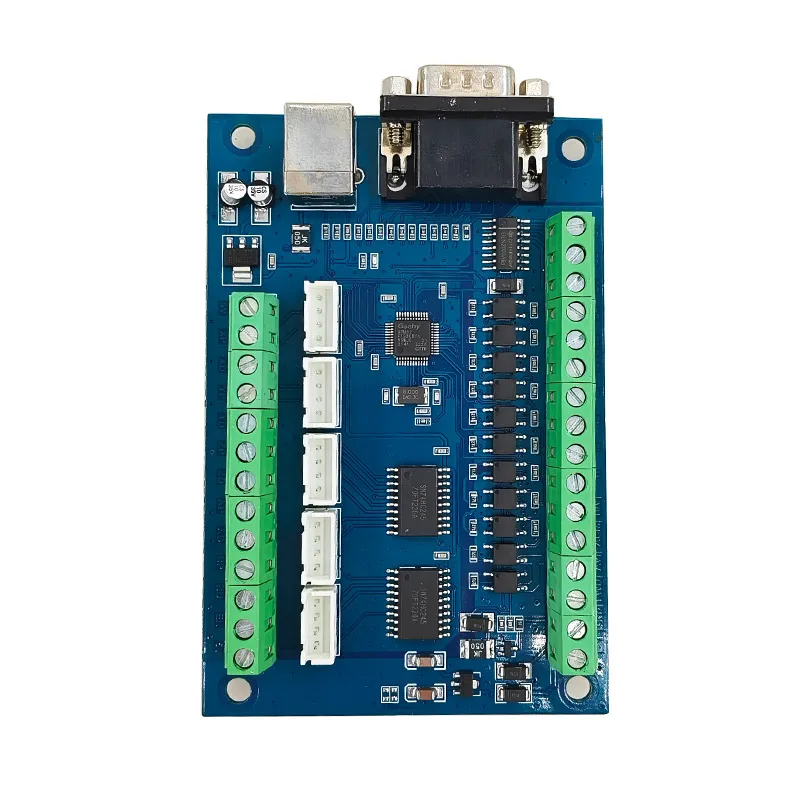 1Pcs USB MACH3 100KHz 5 Axis CNC Motion Controller DB15 Breakout Board Motor Driver for CNC Engraving Machine