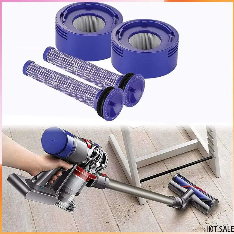 

A24R 2X Vacuum Cleaner Replacement Filter Is For Dyson V7 V8 Post Motor Filter And Pre HEPA Filters Replacement Filter Set