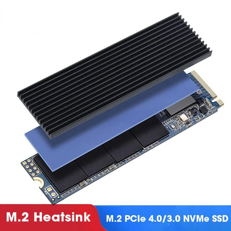 M.2 SSD NVMe Heat Sink M2 2280 Solid State Hard Disk Aluminum Heatsink Gasket
