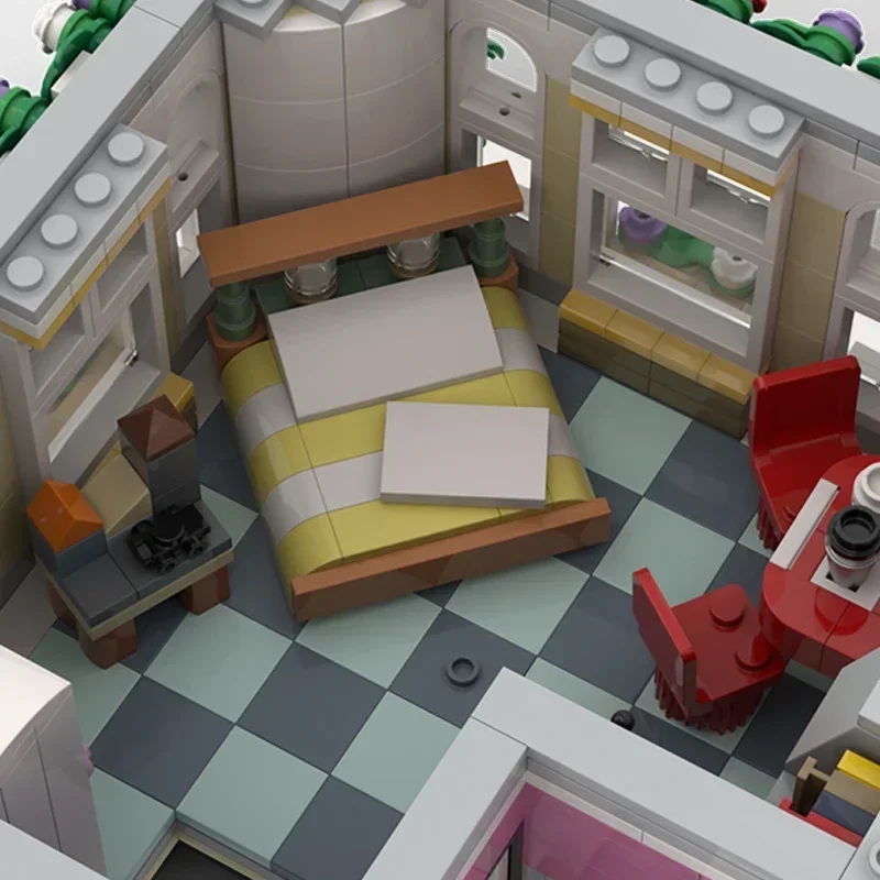 Moc Gebäude Ziegel Street View Modell Stadt Ecke Kunst Galerie Technologie Modulare Block Geschenke Spielzeug Für Kinder DIY Sets Montage