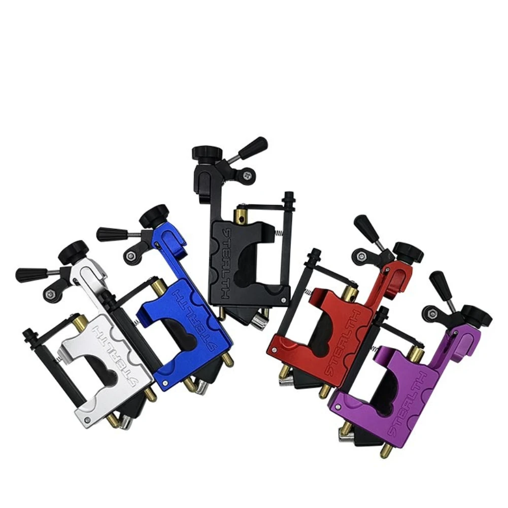 7color Stealth Tattoo Machine Alloy Rotary Dual Interface Strong Motor Gun Microblading Permanent Tattoo Body Art Makeup Machine