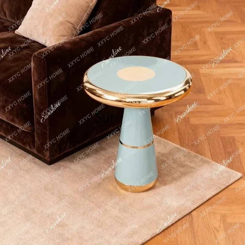 

Modern simple light luxury high-end small side table living room home sofa corner