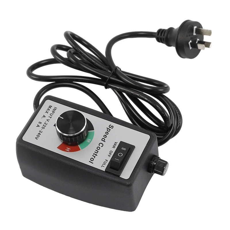 

One turn speed control switch for easy adjustment