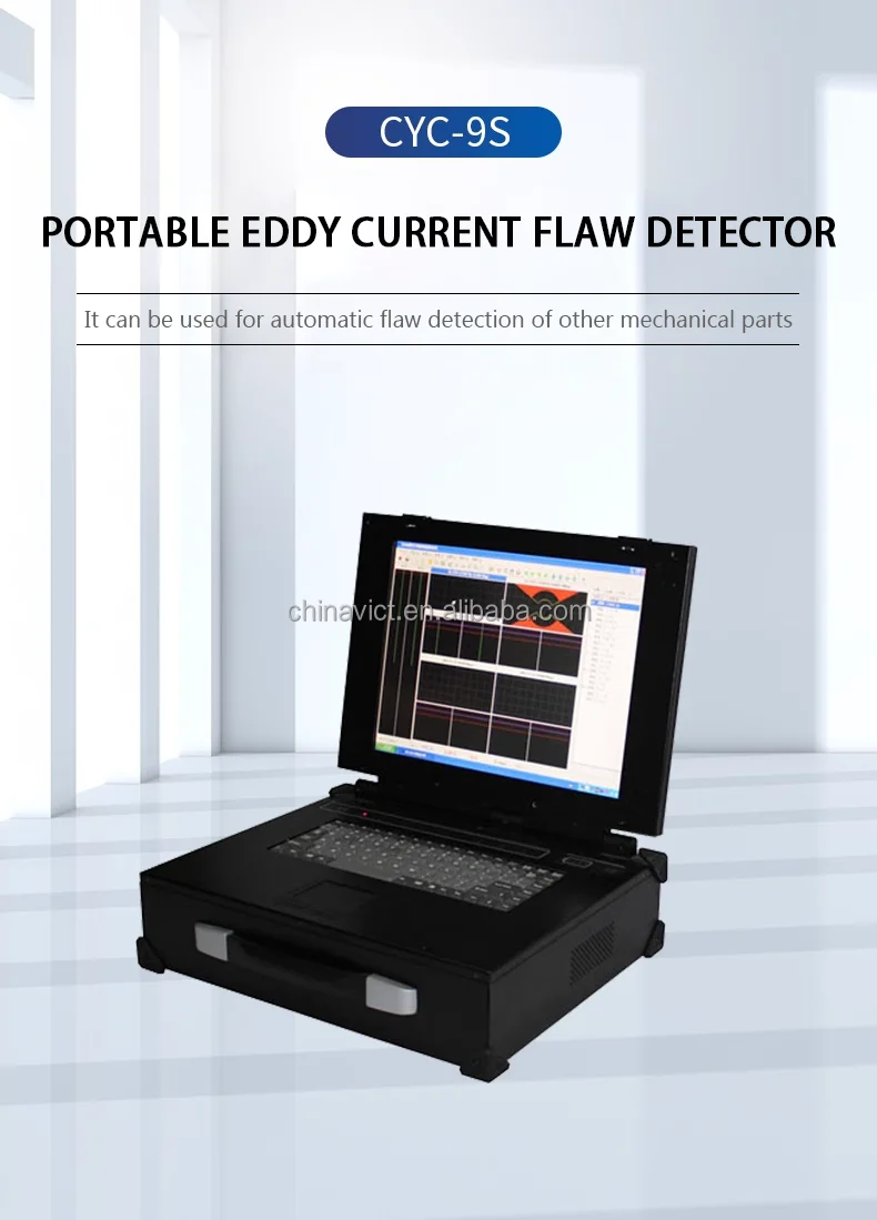 CYC-9S Intelligent Digital Eddy Current Flaw Detector Online Flaw Detection Machine for Metal Tubes and Bars Crack Tester