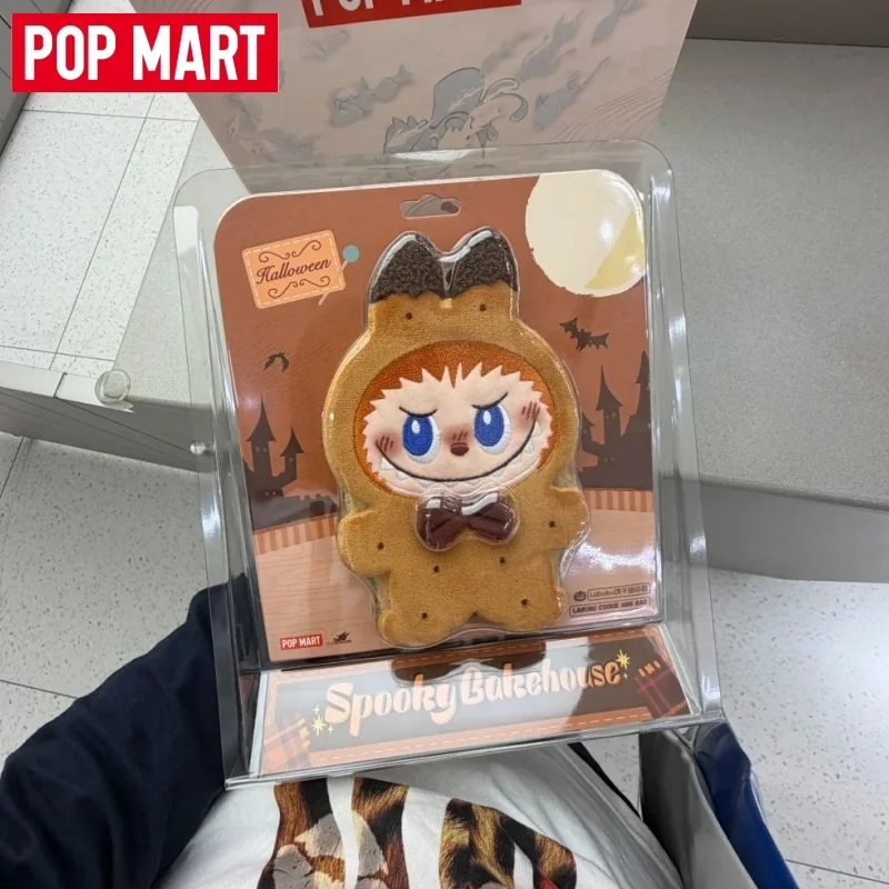 Authentic Pop Mart Weird Bread Shop Labubu Biscuit Mini Bag Trendy Toy Fan Merchandise Halloween Birthday Gift