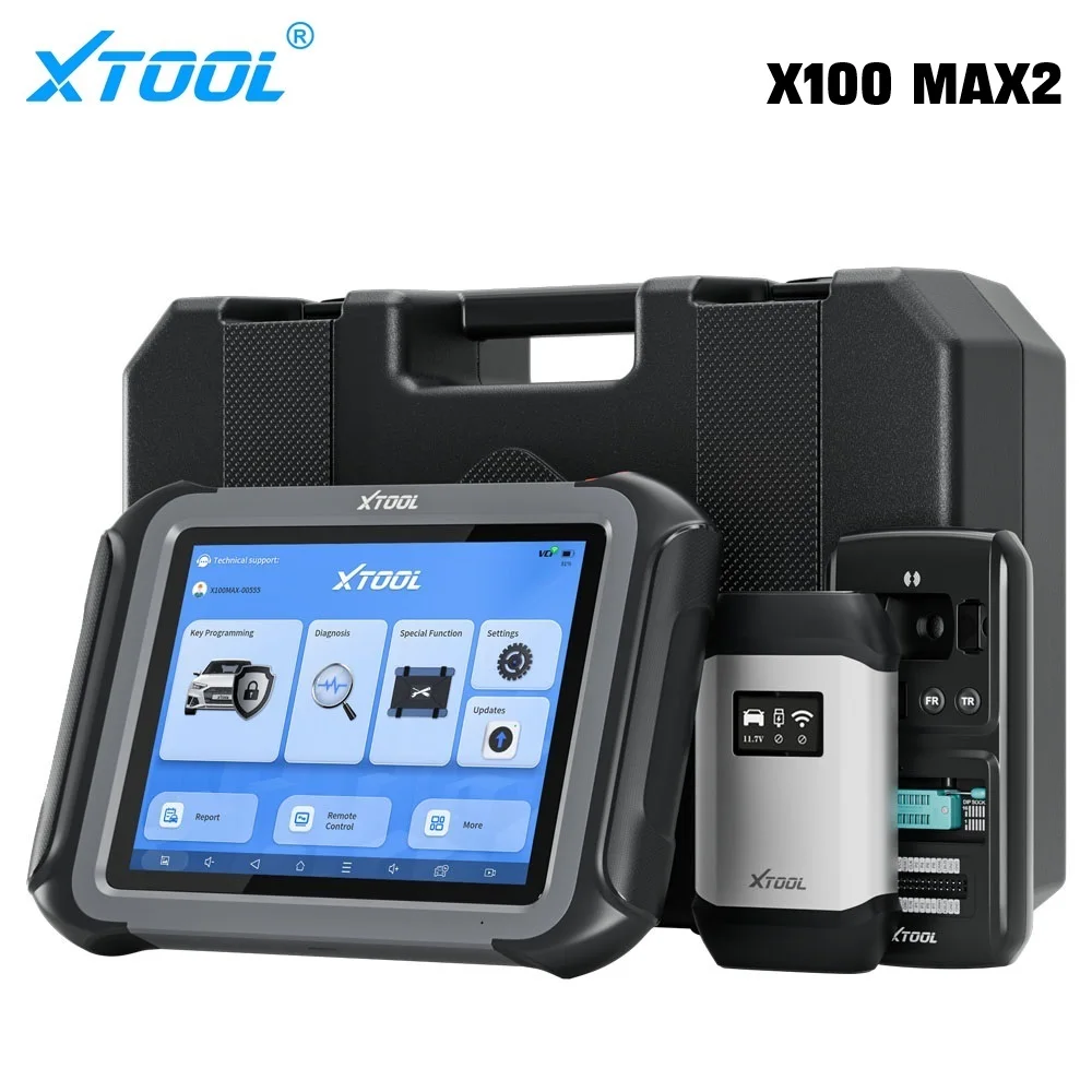 XTOOL X100 MAX2 Immobilizzatore Programmatore Chiave Tutto Il Sistema Strumento Diagnostico Auto J2534 Programmazione ECU 42 Servizi Scanner Bidirezionale