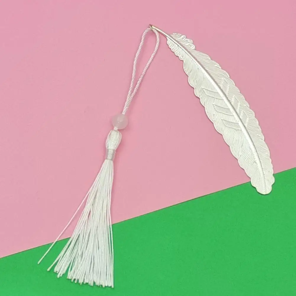 Книжка-закладка в китайском стиле, элегантная декоративная металлическая фотография в китайском стиле с кисточкой, для студентов, уникальный студент