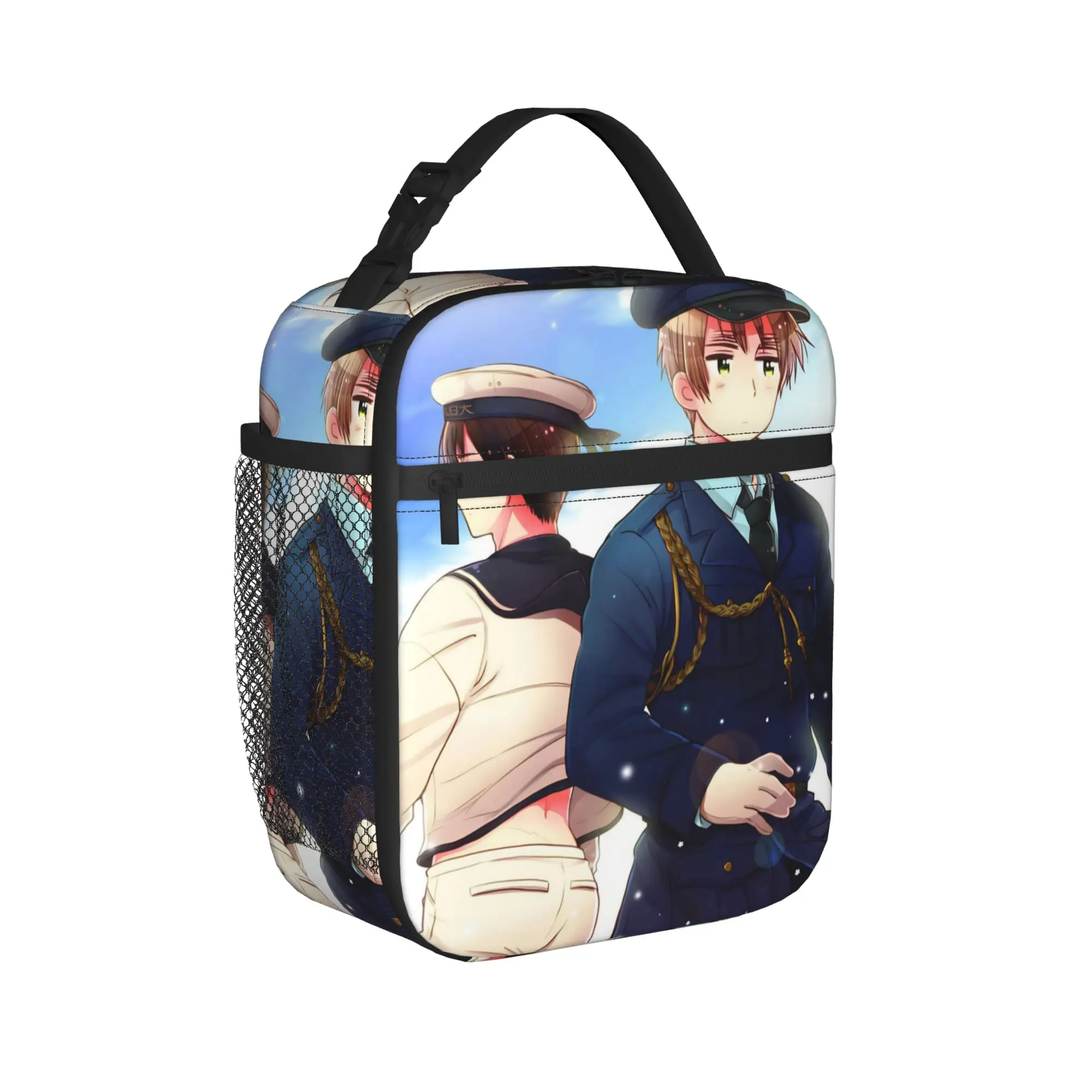 Hetalia Axis Powers Accessories Insulated Lunch Bag For Picnic  Storage Food Boxes Leakproof Cooler Thermal Lunch Boxes