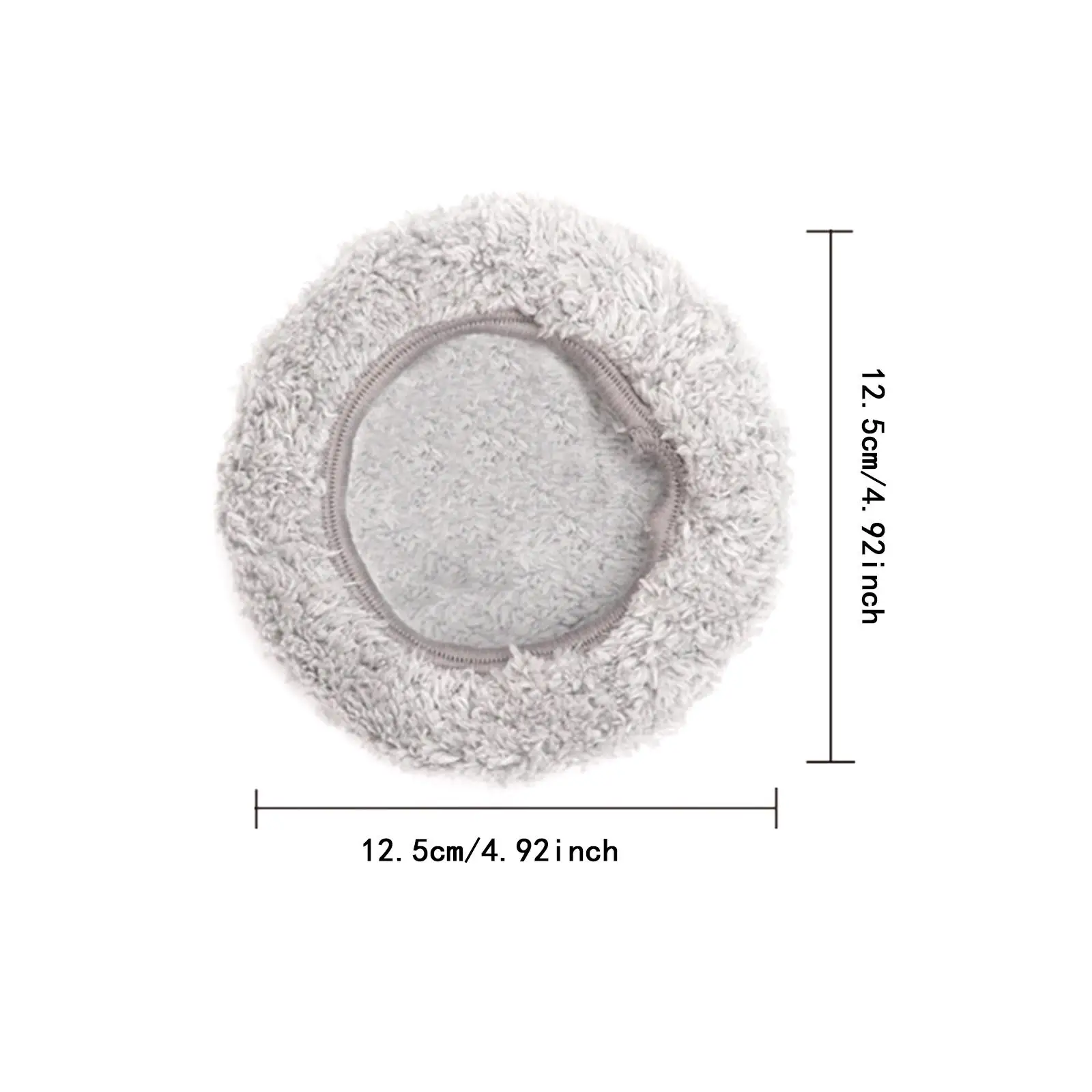 Microfiber Cleaning Pad Washable Replacement Cloth Round Mop Supplies for Household Window Cleaning Robot