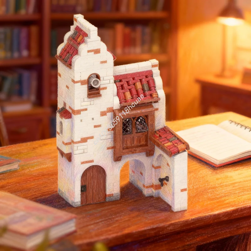 

920 деталей MOC: Модель виллы «Морские пираты» — конструктор, развивающая игрушка, креативный подарок на Рождество