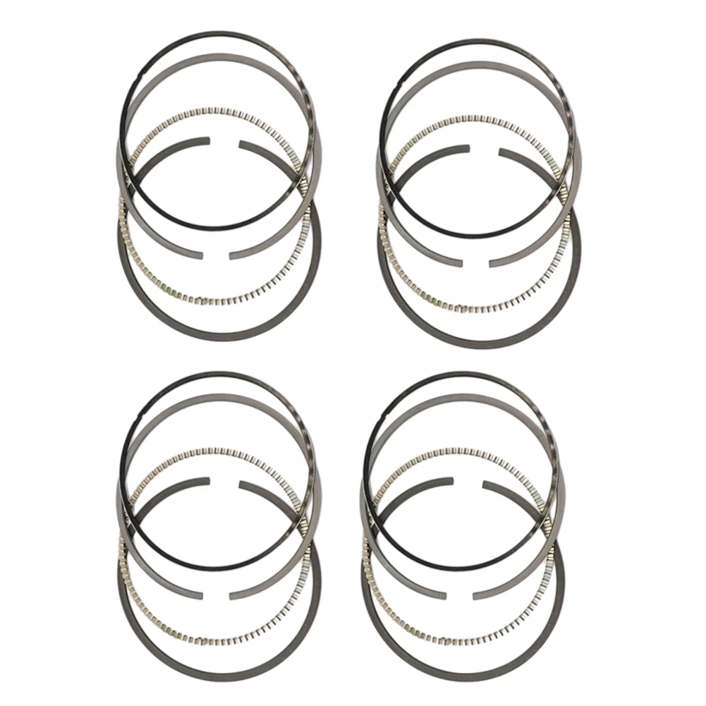 Car Piston Ring Assemblies Set Engine Cylinder For 508 C5 1607824580 0640T6 Clamps Engine Parts Accessories