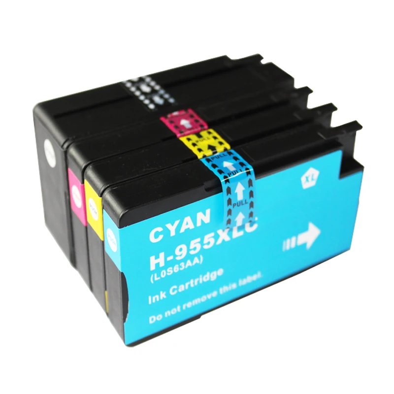 

4pcs For HP 955 955XL hp955 L0S72AA Compatible Ink Cartridge for OfficeJet Pro 7740 8210 8216 8710 8715 8716 8717 8720 8725 8727