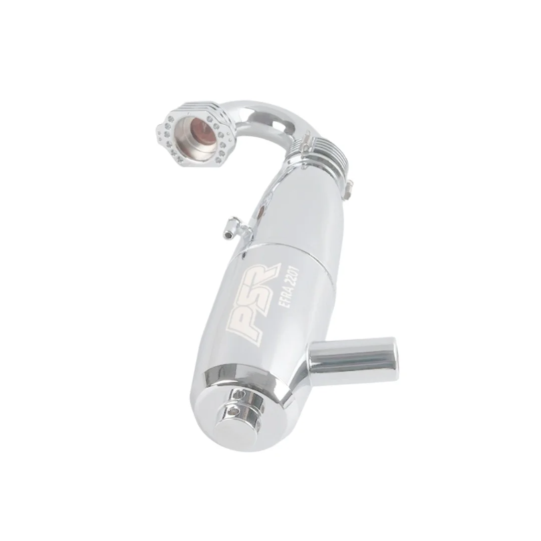 GT مجموعة ثني ماسورة العادم EFRA2201 فضي/قزحي الألوان/مصقول PS-105-S/R/P 1/8 مقياس محرك نموذج ملحقات ماسورة العادم