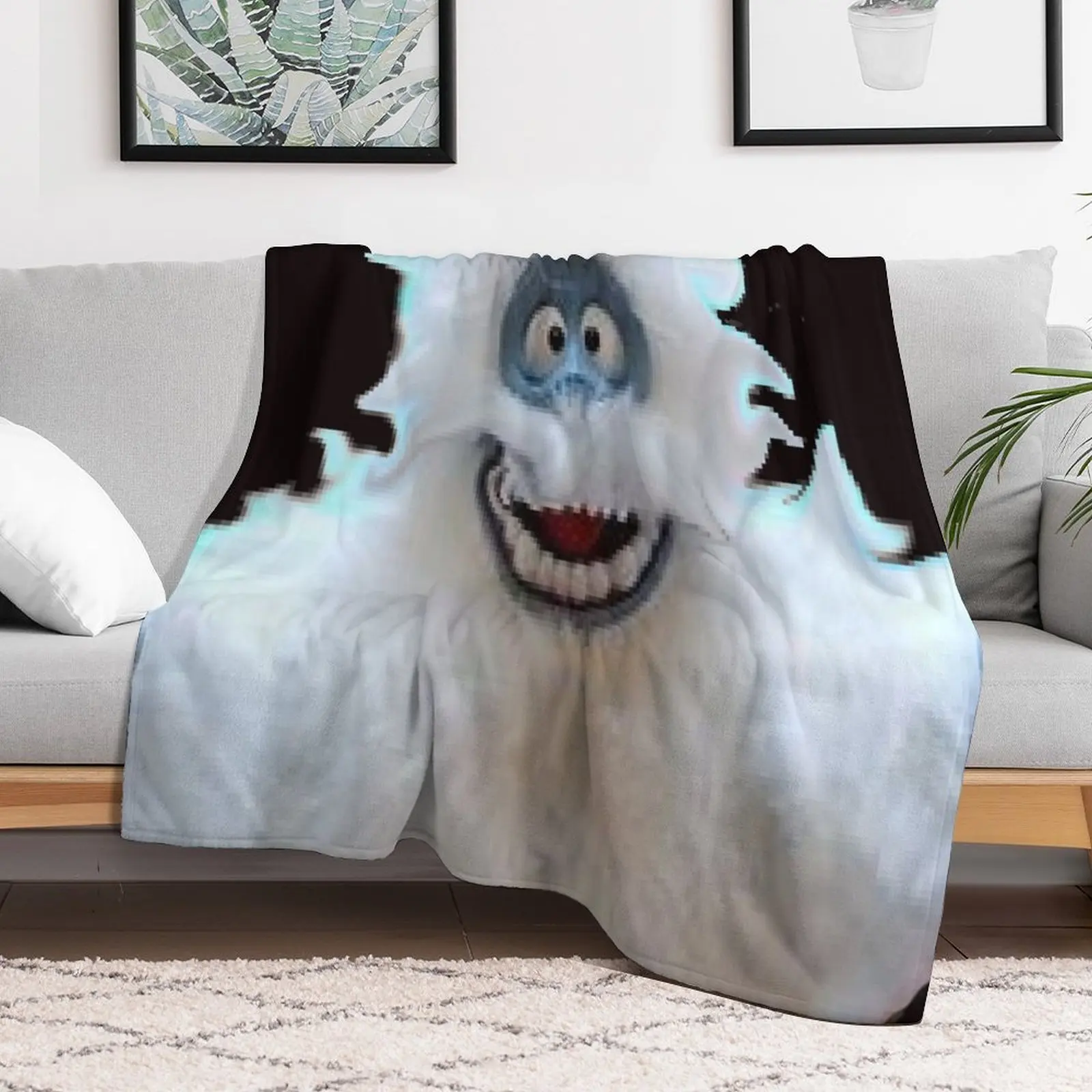 THE Abominable snowman Throw Blanket decorative Flannels For Baby Blankets